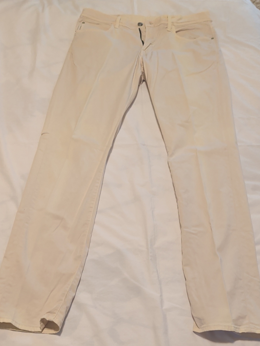 Men's Agave Classic Straight Cream Color Jeans